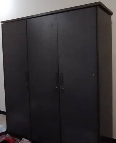 wooden wardrobe