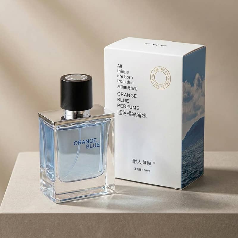 Men Orange Blue Perfume 5