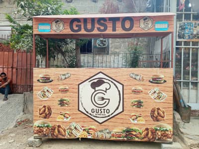Food cart stall