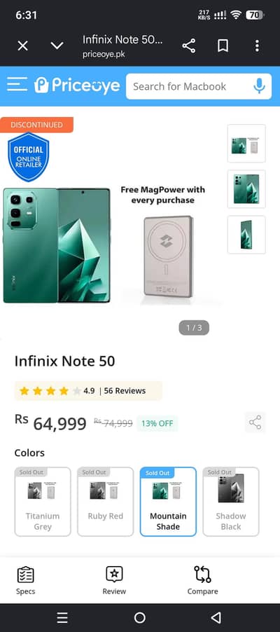 Infinix Note 50