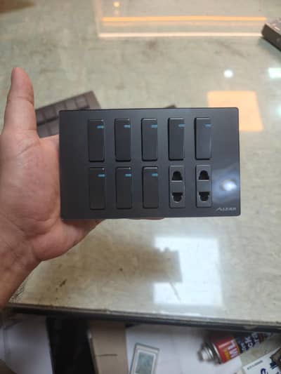electric buttons and switches