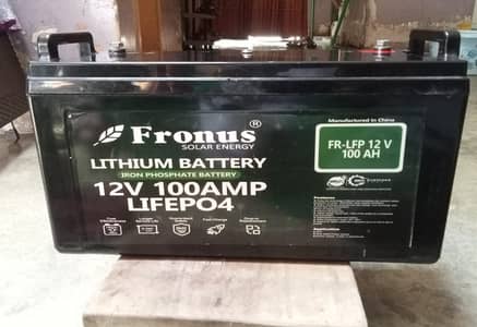 Lithium battery 12 v 100Ahلیتھیم بیٹری