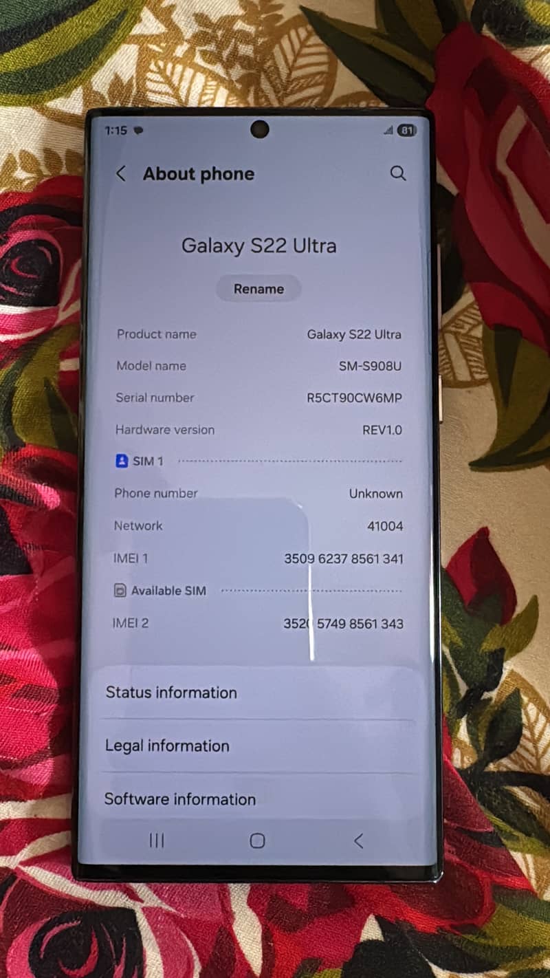 Samsung Mobile S22 Ultra 3