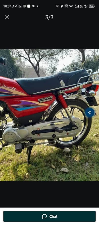 Honda CD 70 cc model 2007 only WhatsApp 03=20=11=69=6=10