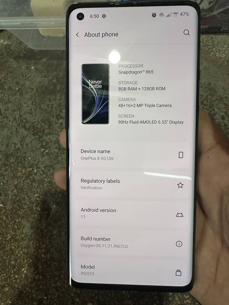 Oneplus 8 8/128 0