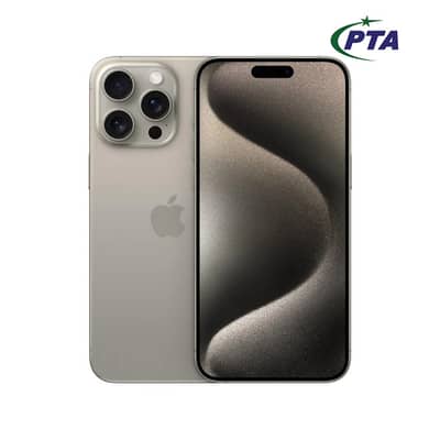 iPhone 15 Pro Max (256GB) PTA Available On Easy Installment Plan