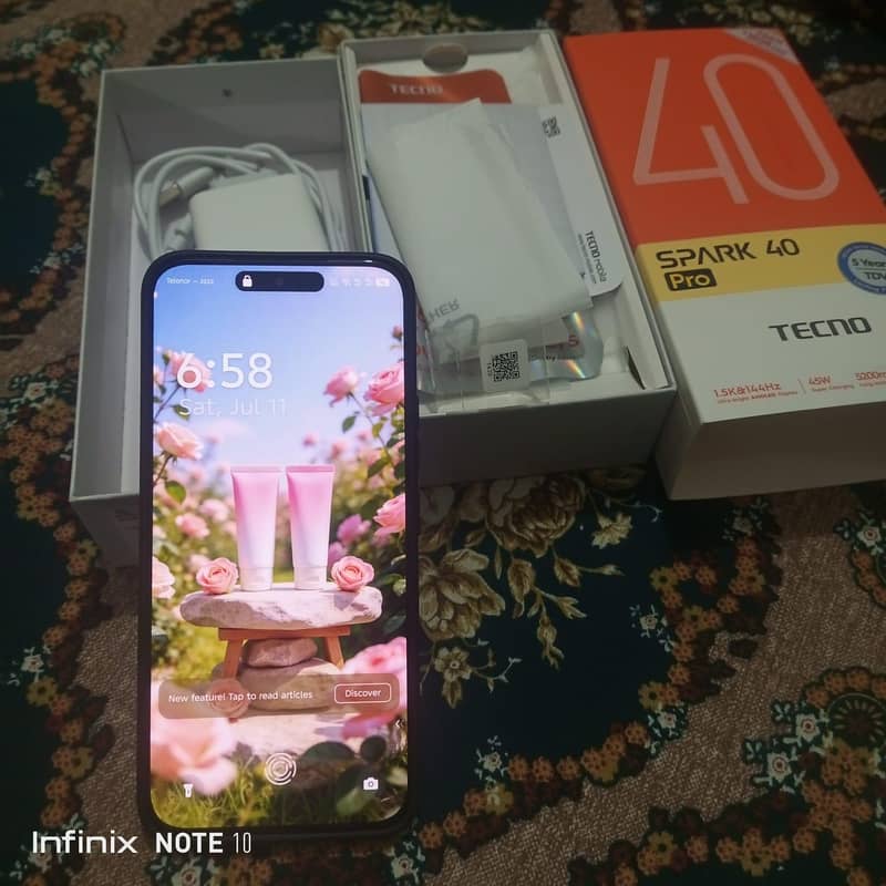 Tecno Spark 40 pro 1