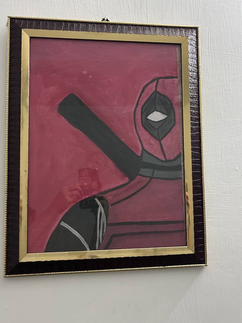 Deadpool frame painting 0