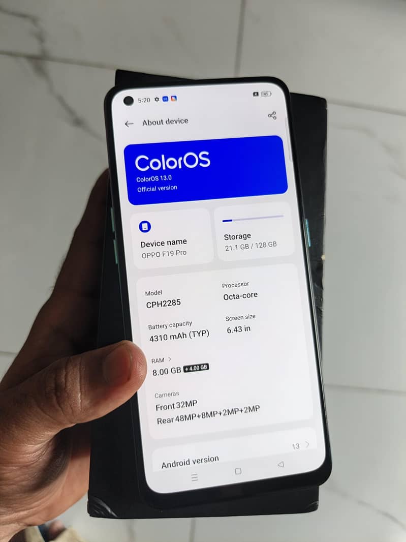 Oppo F19 pro 2