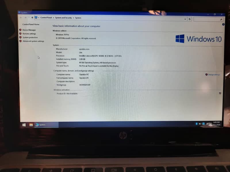 Hp chrome book 1