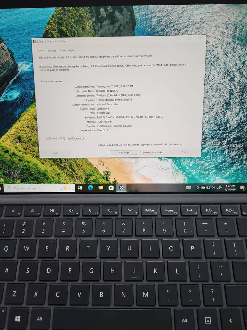 Microsoft surface pro 10