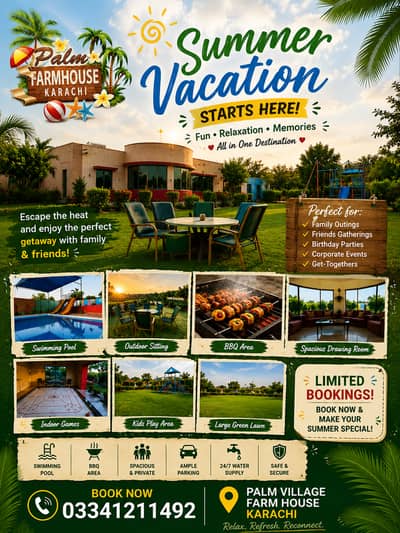 Escape to Palm Village Farmhouse , Happy Vocation