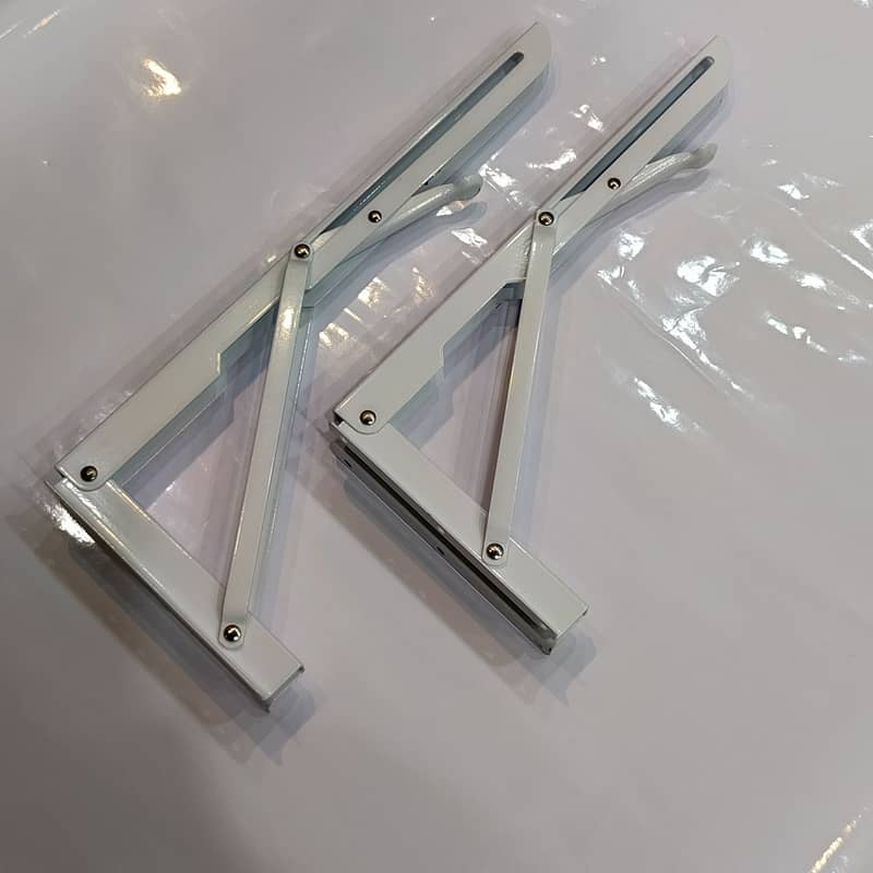 Heavy Duty Folding Shelf Bracket Wall Mounted Table Stand Hinge Pair 14