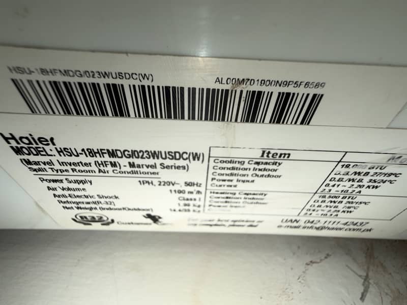Haier DC inverter latest model 1