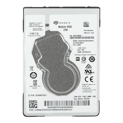 Seagate 2TB  Laptop  2.5 inch Hard Drive 0312-0088714