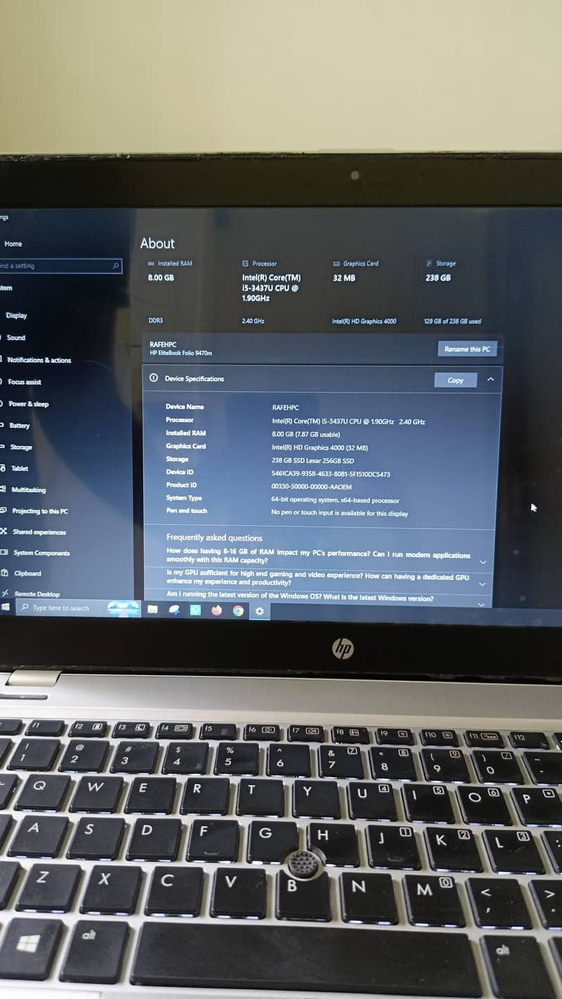 Hp Elitebook Folio 5