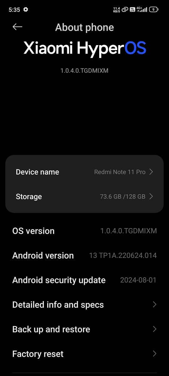 Xiaomi Redmi Note 11 Pro 4