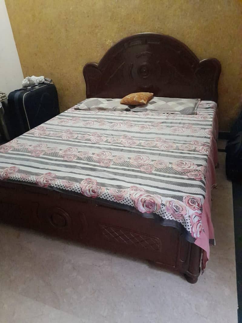 Double bed with Medicated mattress 3