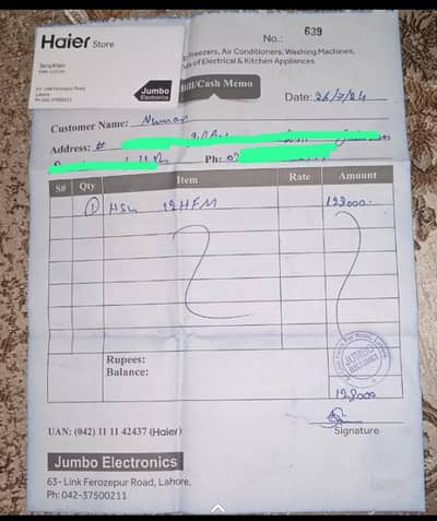 Haier 1 ton Ac Inverter Wifi