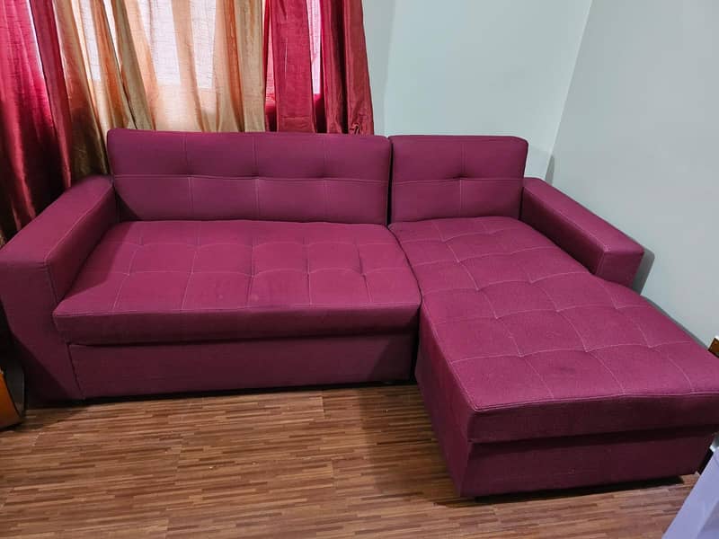 Dining Table with 6 Chairs and L-shape Sofa 5