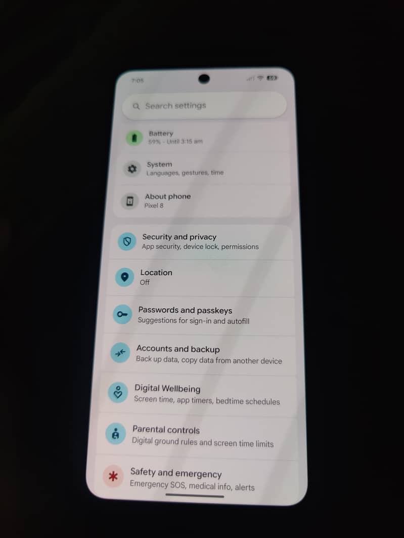Google Pixel 8 7