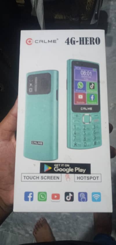 Calme 4G Hero official pta approved with box