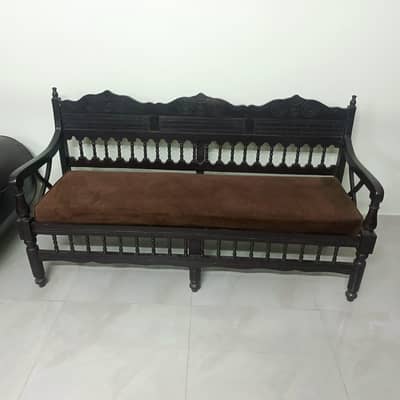 07 Seater Wood Sofa Set for Sale