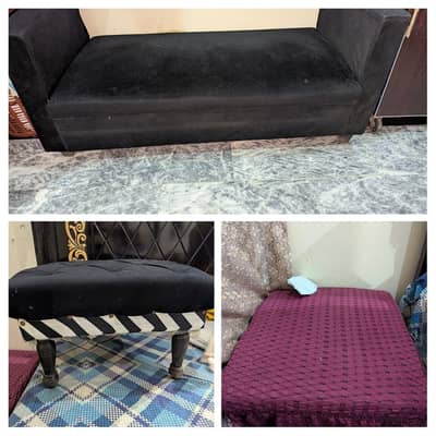 puffy sofa with covers