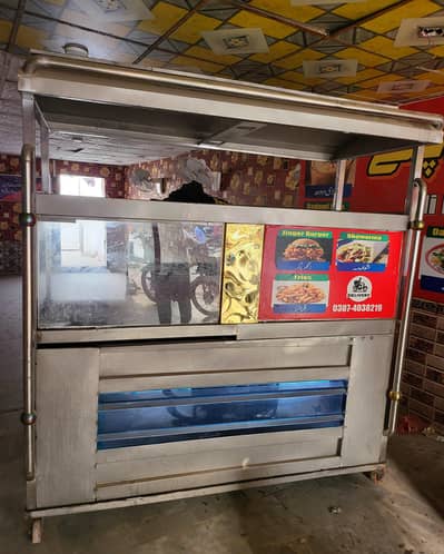 Burgur shawarma counter only 1 month used