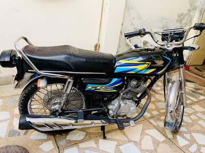 CG Honda 125 2016 model document complete Lahore register mauke per bi
