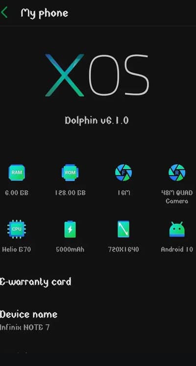 infinix note 7
