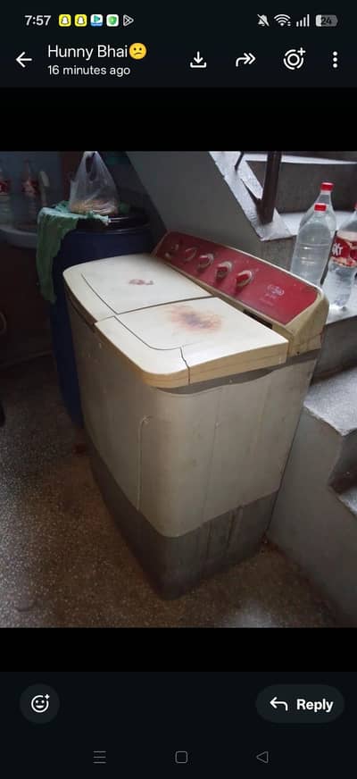 super Asia double washing machine