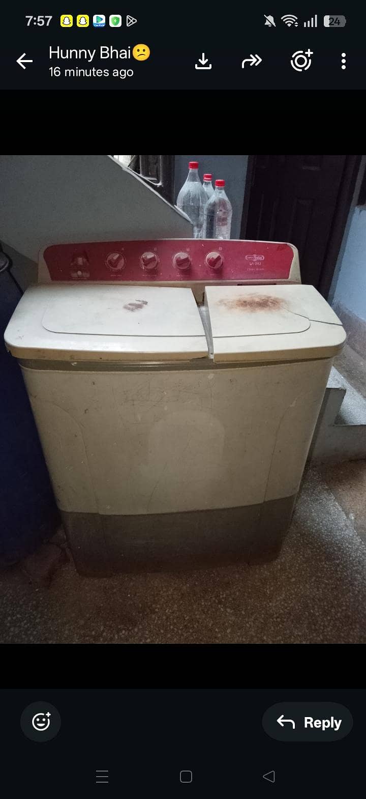 super Asia double washing machine 1