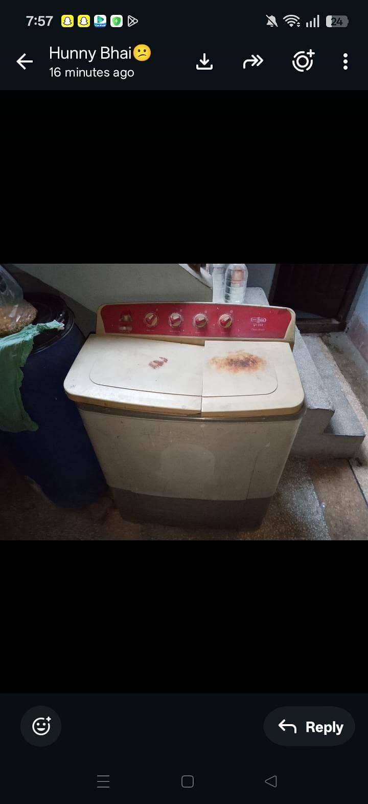 super Asia double washing machine 2
