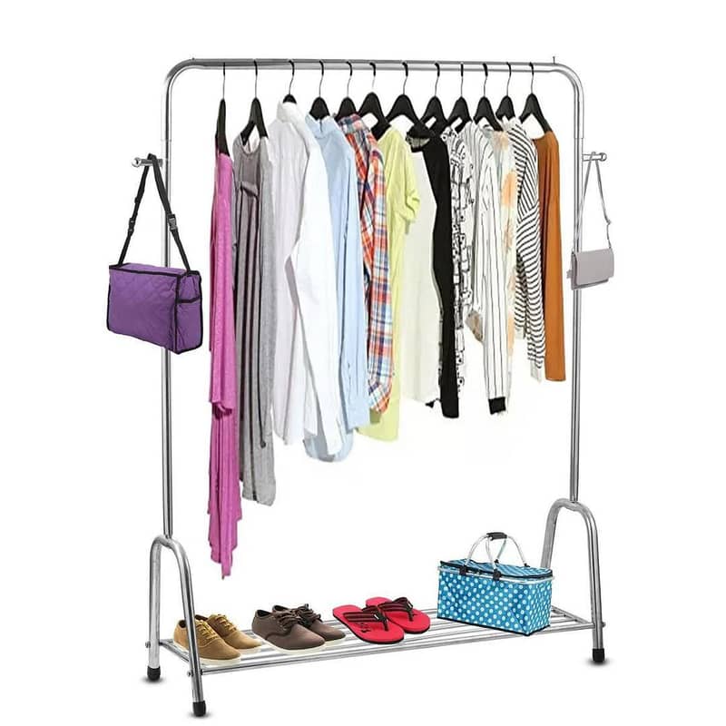 Heavy Duty Clothes Hanging Rack 0