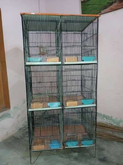 Parrots Cage / Birds Cage (6 Portions)
