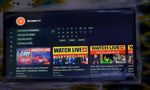 HAIER 32" Smart Android LED Tv Slightly Used 1year Excellent Working