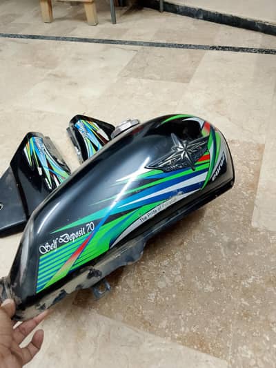 Fuel Tang With Side Cover & Petrol Cap 0303-9134695