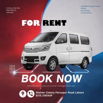 For Rent Changan karvan plus