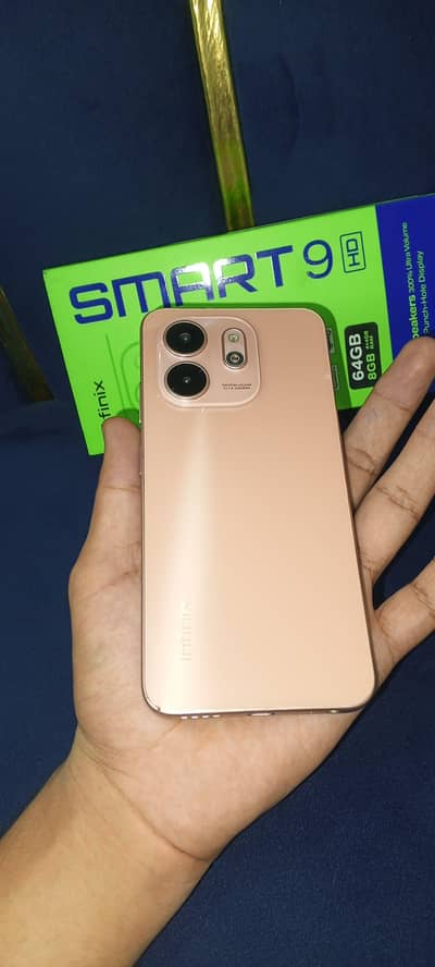 Infinix Smart 9 with box charger (3months warrenty) 4+64 GB