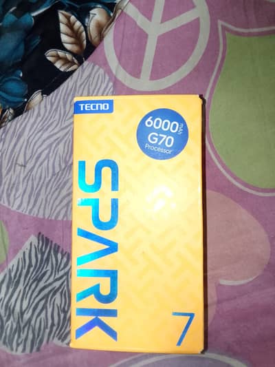 Tecno Spark 7 4+4/64 gaming processor urgent sale