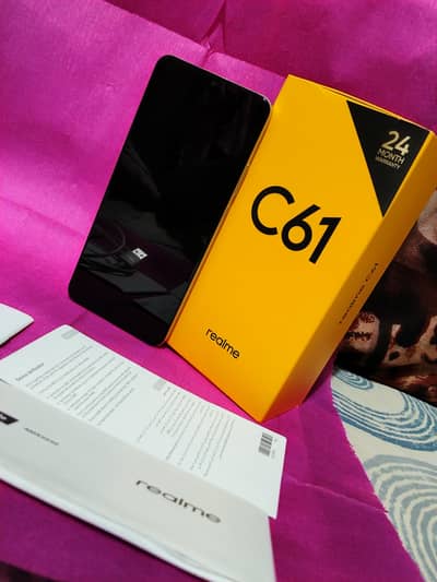 Realme C61 Sparkle Gold 6GB 128GB PTA Approved 3 Month Warranty