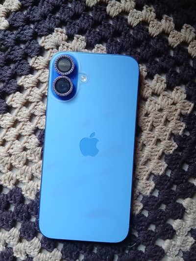 Apple iPhone 16 Plus 256GB JV 10/10 Blue With Box + cable
