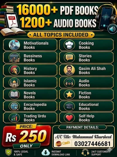 16000+ e-books in 250rs