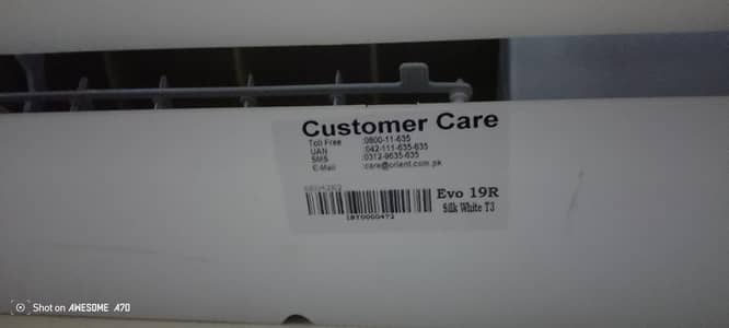 orient ac 1.5 ton 4 days use only. . .