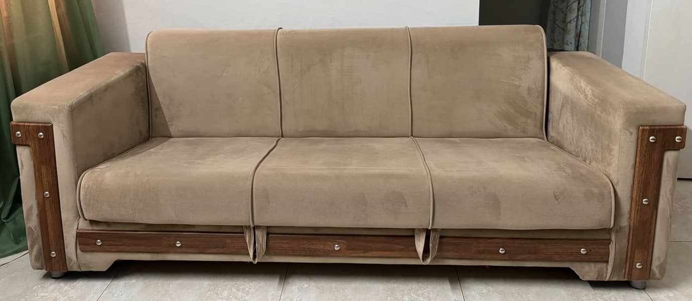 Barely used sofa bed 1