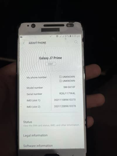 Samsung Mobile J7 Prime