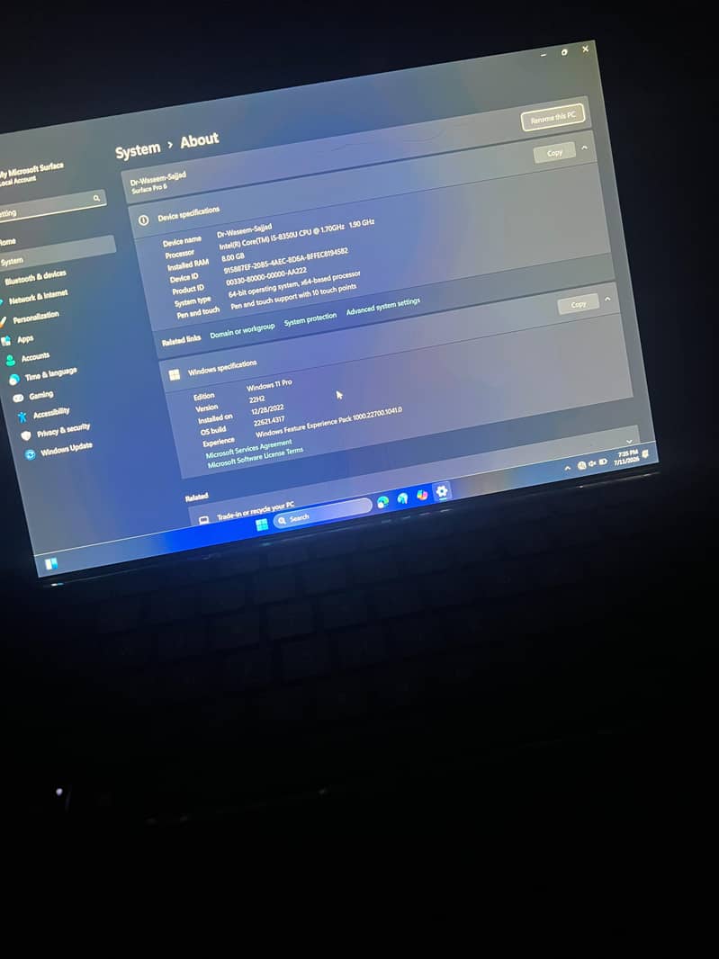 Surface 6 Pro 5