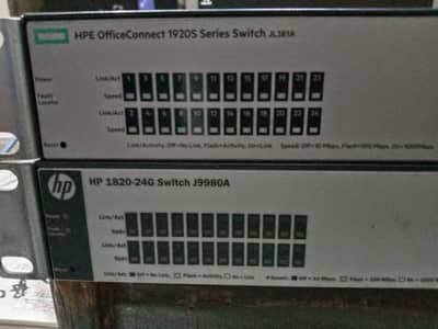 HP Multiple Model 1G +10G Swtiches Available For Sale