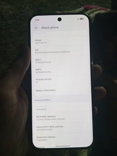 Google Pixel 9 Pro XL